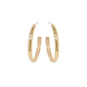 14k Large Chubby Hoops