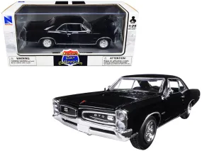 1966 Pontiac GTO Black Muscle Car Collection 1/25 Diecast Model Car by New Ray