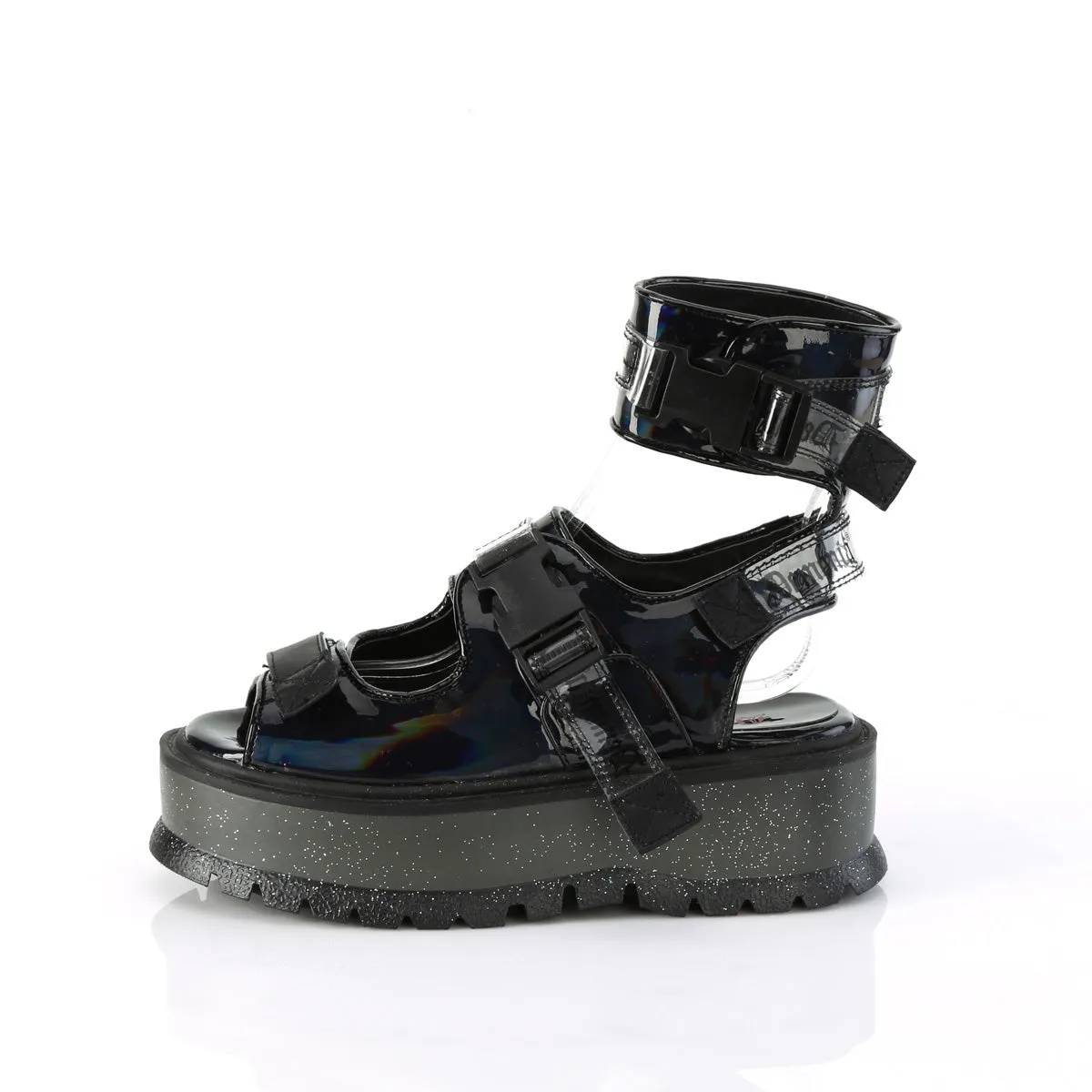 2 Inch Platform SLACKER-15B Black Holo