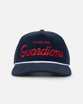 47 Brand Cleveland Guardians 'MLB Opening Day' Corduroy Crossrope Hitch Snapback Navy