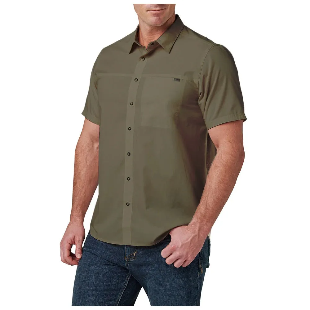 71203-831 CAMISA WYATT M/C SAGE GREEN MARCA 5.11 TACTICAL