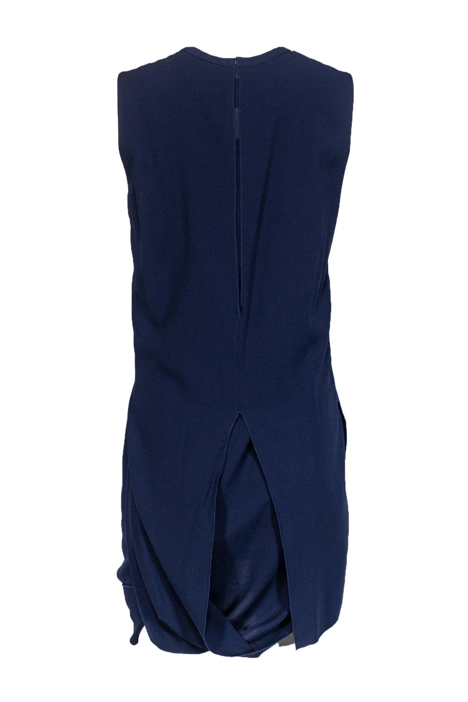 Acne Studios - Navy Deconstructed Shift Dress Sz 2