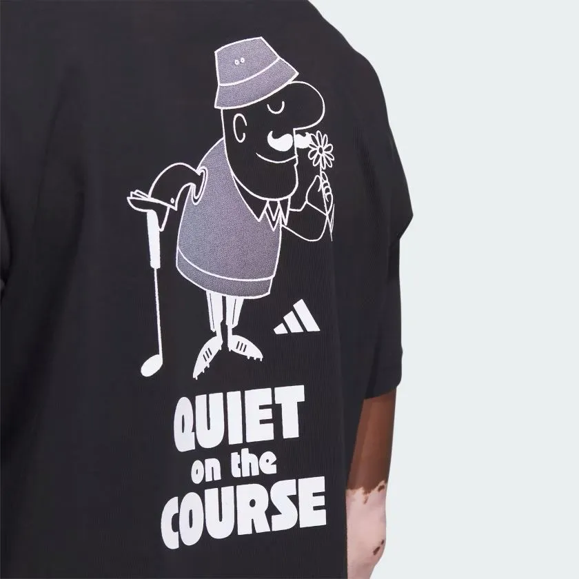 Adidas T Shirt Quiet Please NOIR