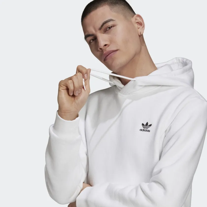 Adidas- Men's Adicolor Essentials Trefoil Hoodie White H34649