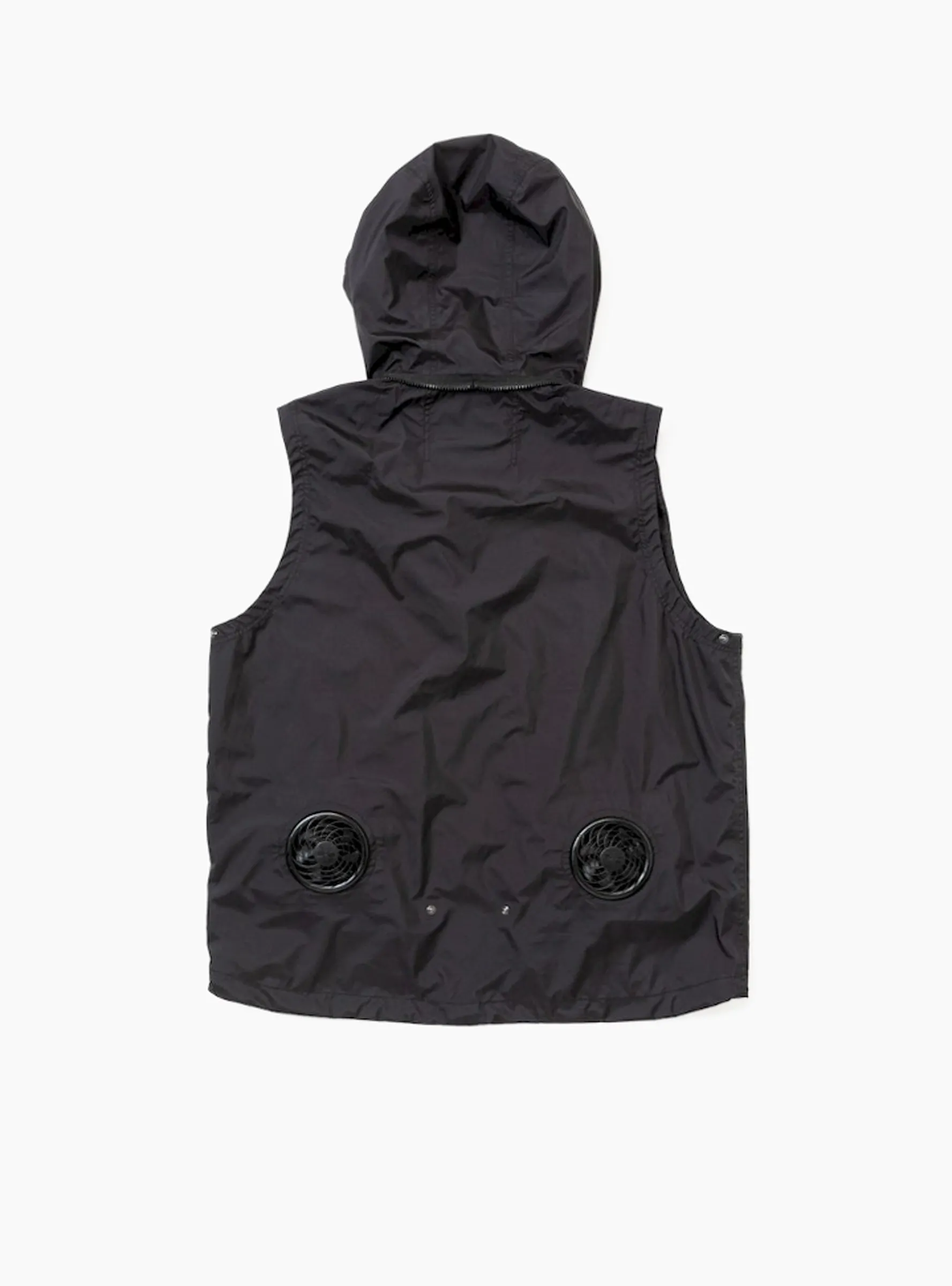 Air Circulation System Rain Jacket Off Black