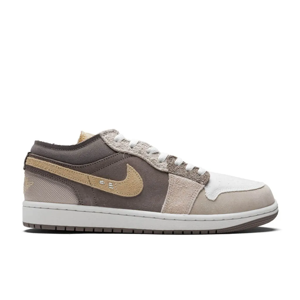 Air Jordan 1 Low SE Craft (GS) - Taupe Haze/Mint Foam/Celestial Gold