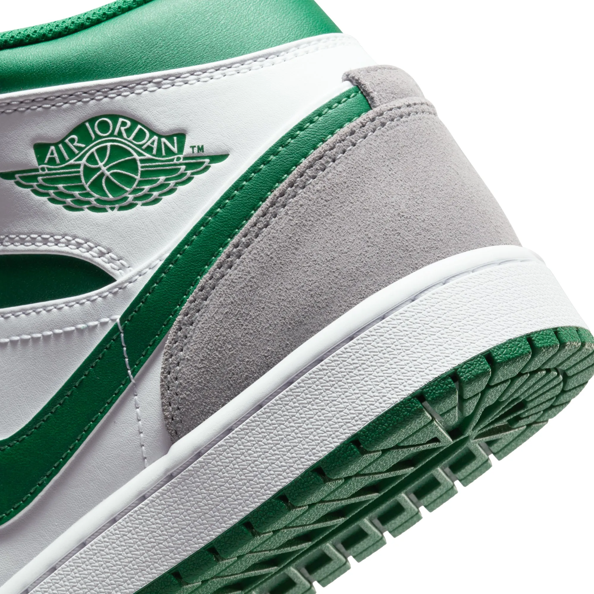 Air Jordan 1 Mid SE Shoe 'White/Pine Green'