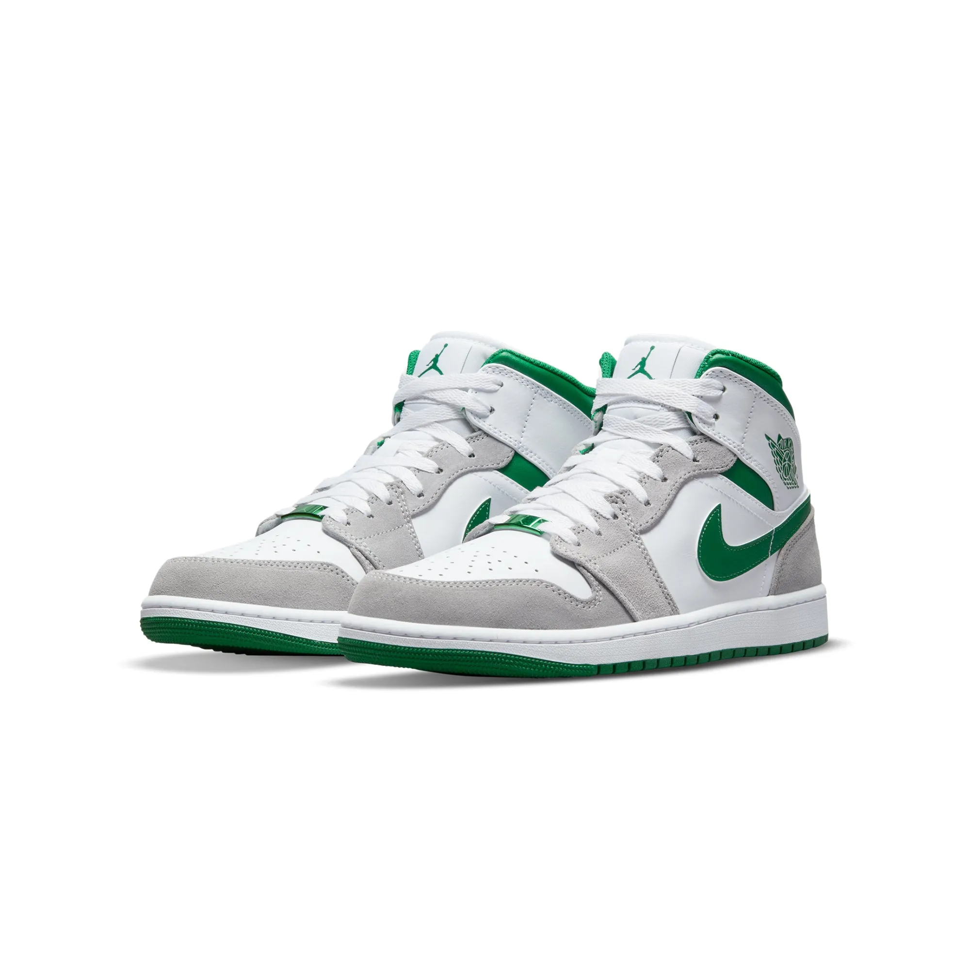 Air Jordan 1 Mid SE Shoe 'White/Pine Green'