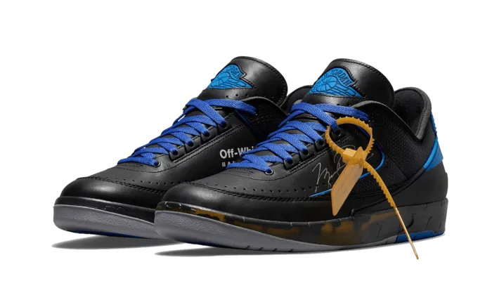 Air Jordan 2 Retro Low SP Off-White Black Blue