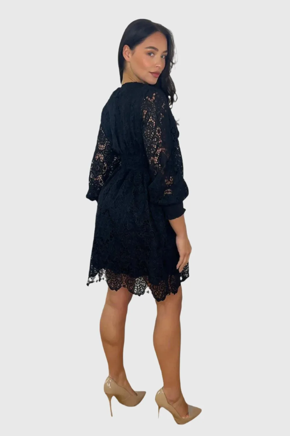 All Over Lace Occasion Dress