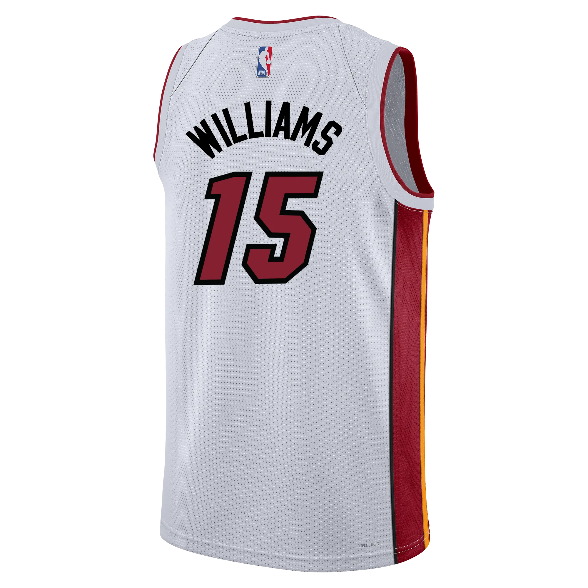 Alondes Williams Nike Miami HEAT Association White Swingman Jersey