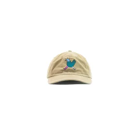 Annoyed Chicken 6 Panel Hat (Khaki)