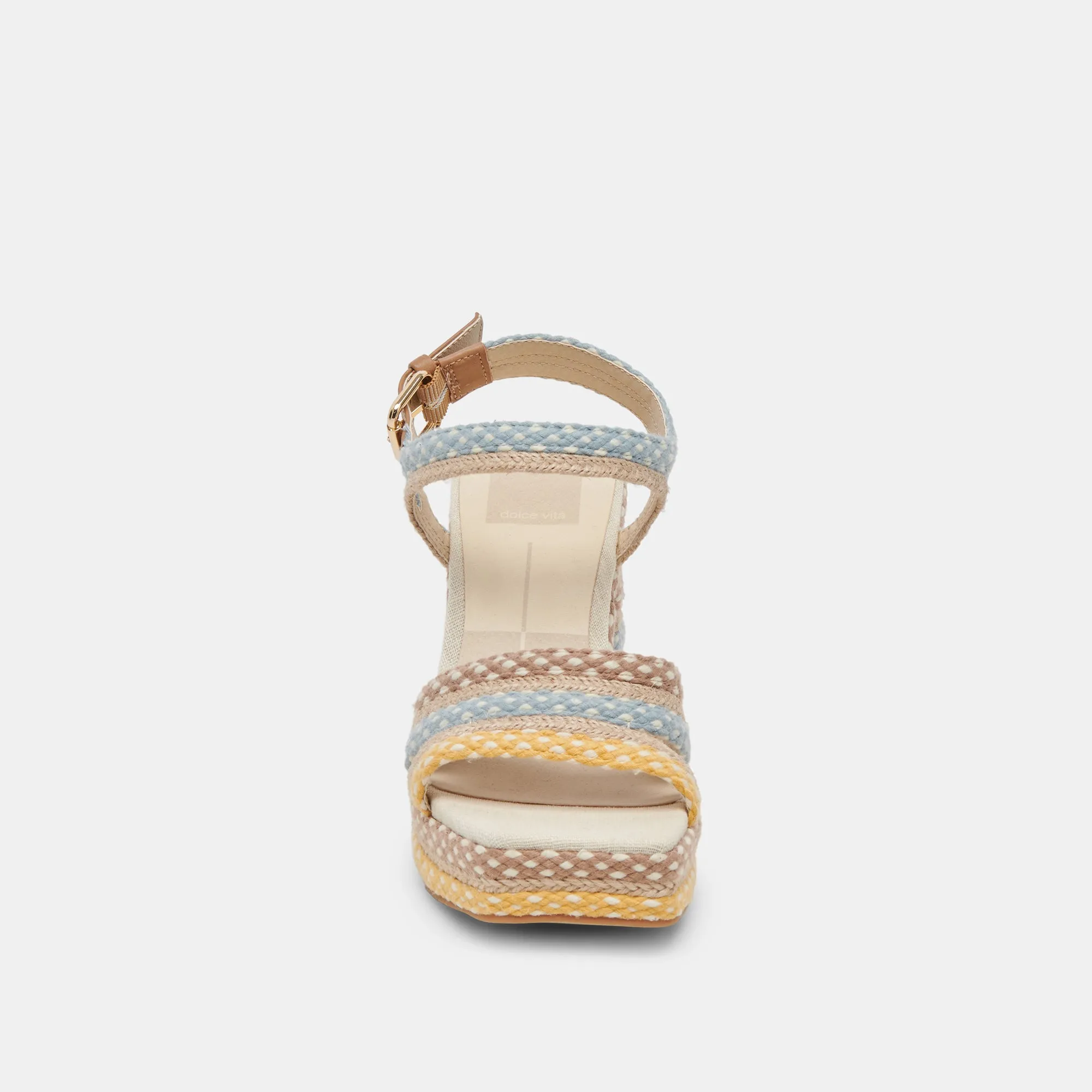 ARNELA HEELS CITRUS MULTI WOVEN