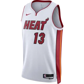 Bam Adebayo Nike Miami HEAT Association White Swingman Jersey