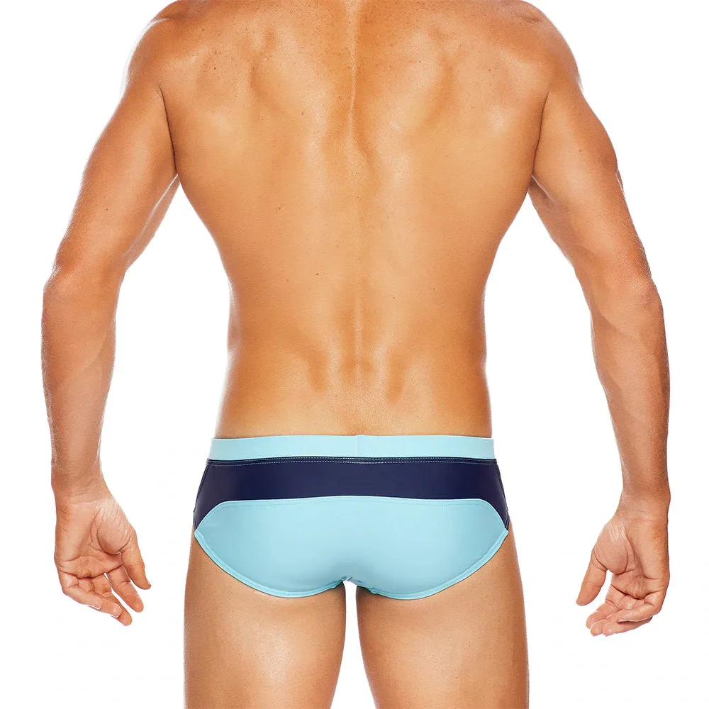 Barbados Lo Rise Swim Brief (Sky Navy)