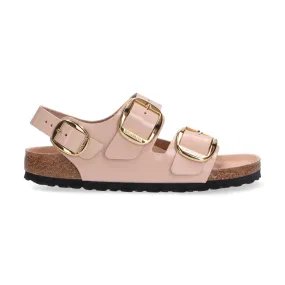 Birkenstock Milano pelle rosa nude lucida