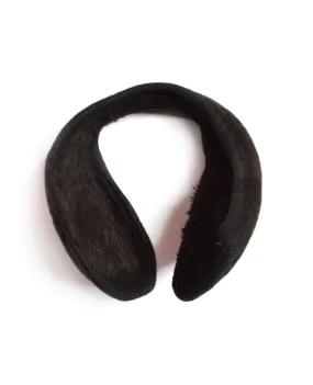 Black Fleece Ear Warmers