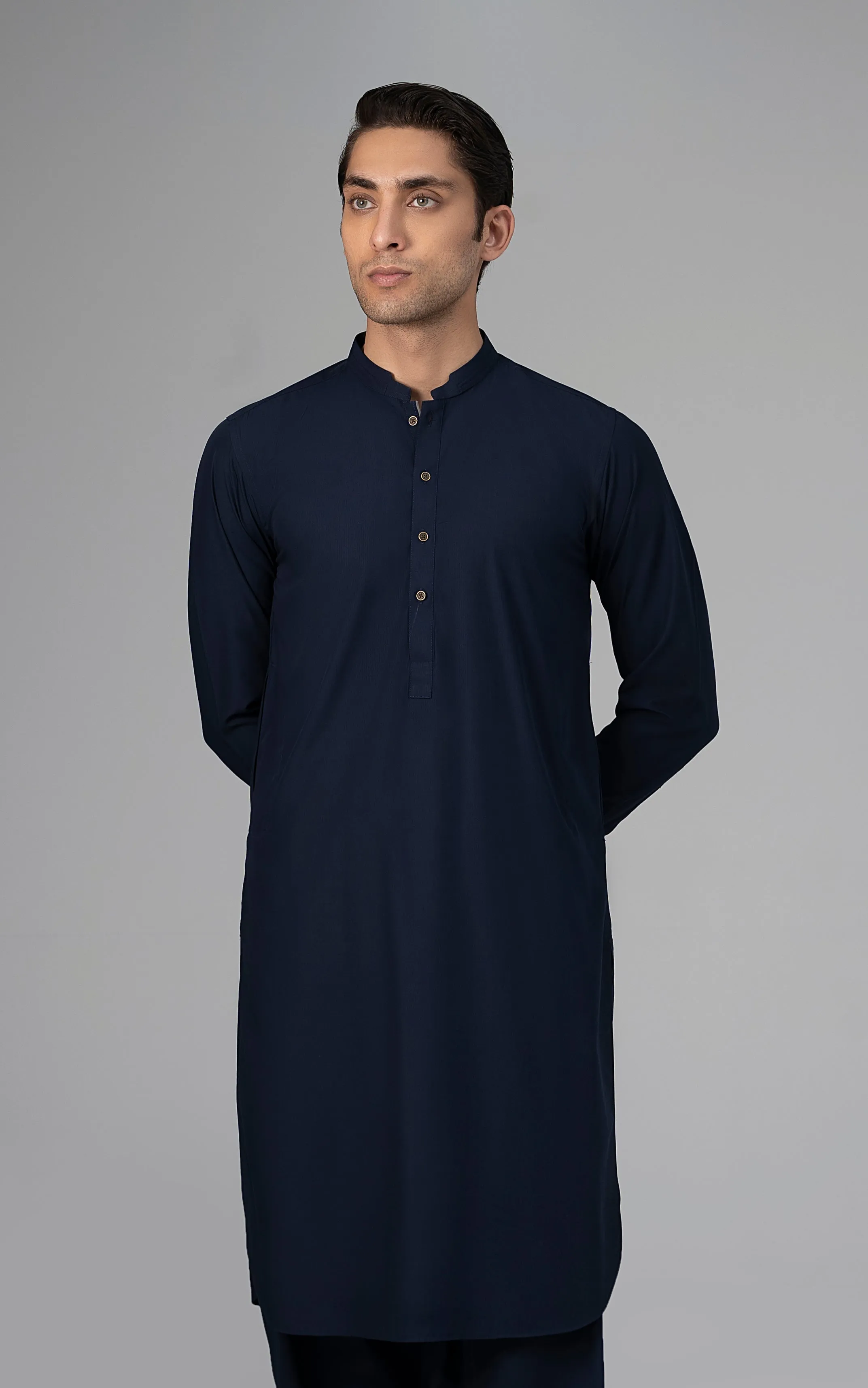 BLENDED WASH & WEAR - SIGNATURE COLLECTION NAVY