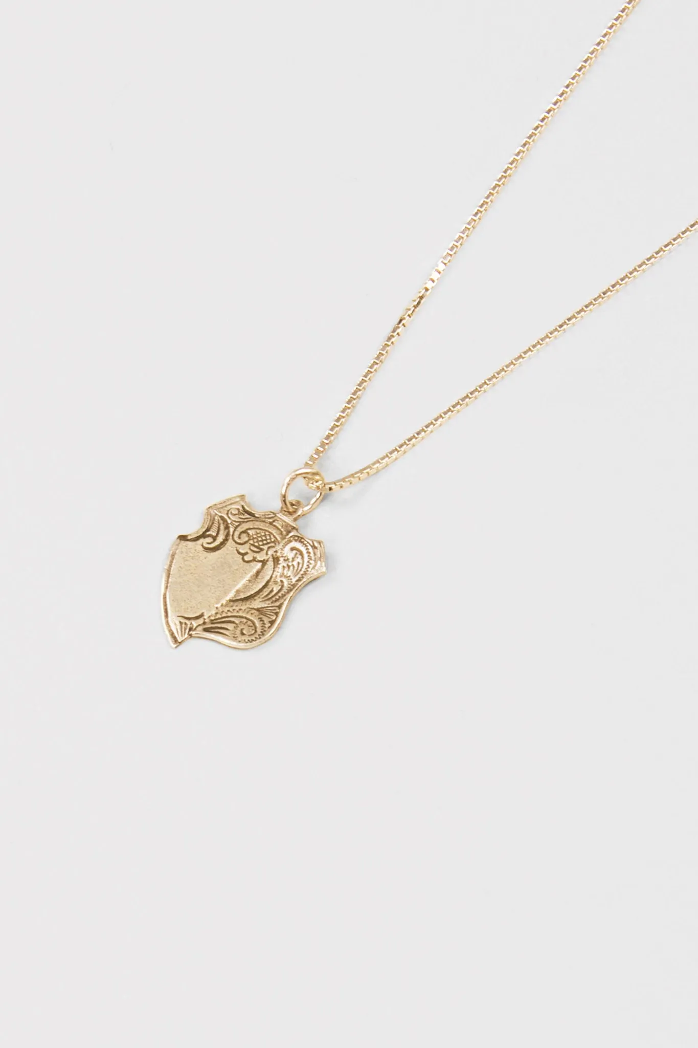 Broken Medal Necklace | Gold