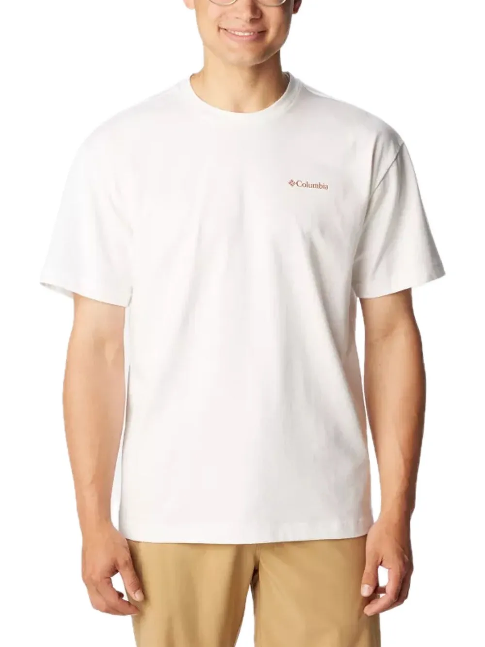 Burnt Lake Graphic Ss Tee - White