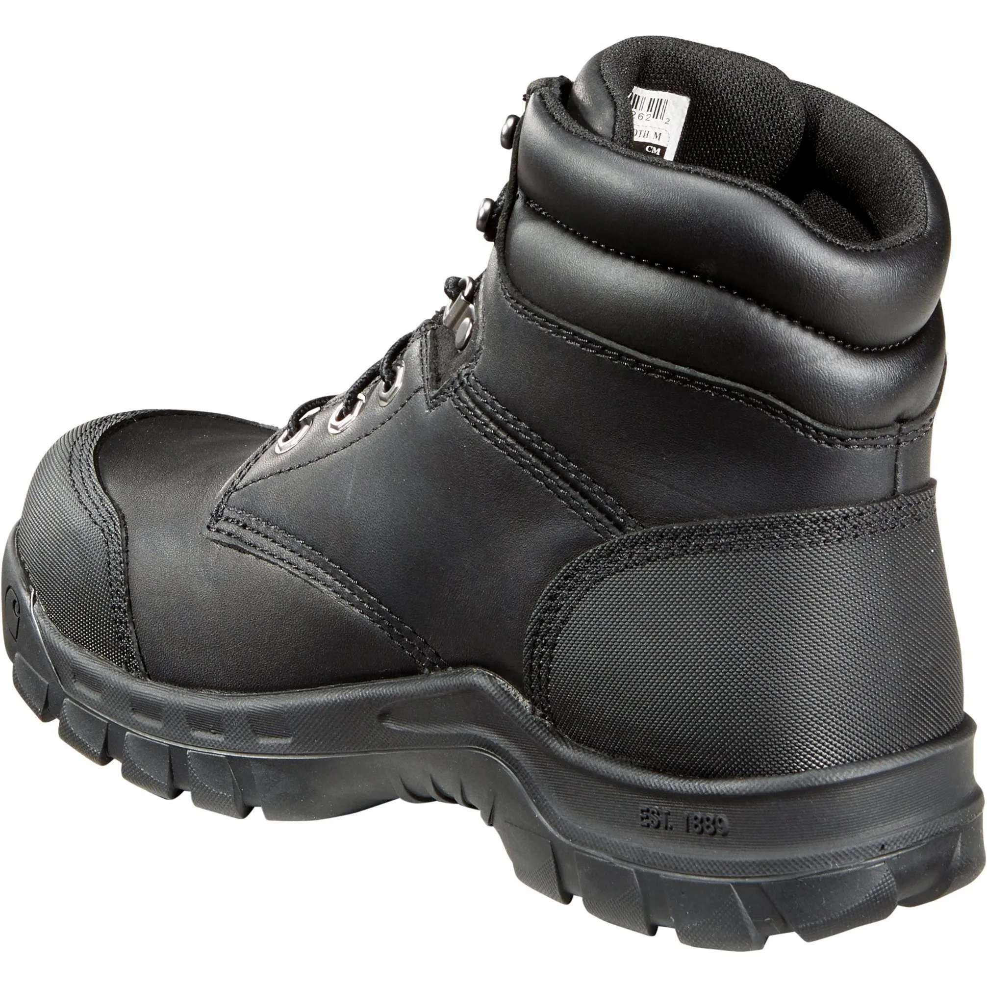 Carhartt Men's Rugged Flex 6" Comp Toe Work Boot - Black - CMF6371