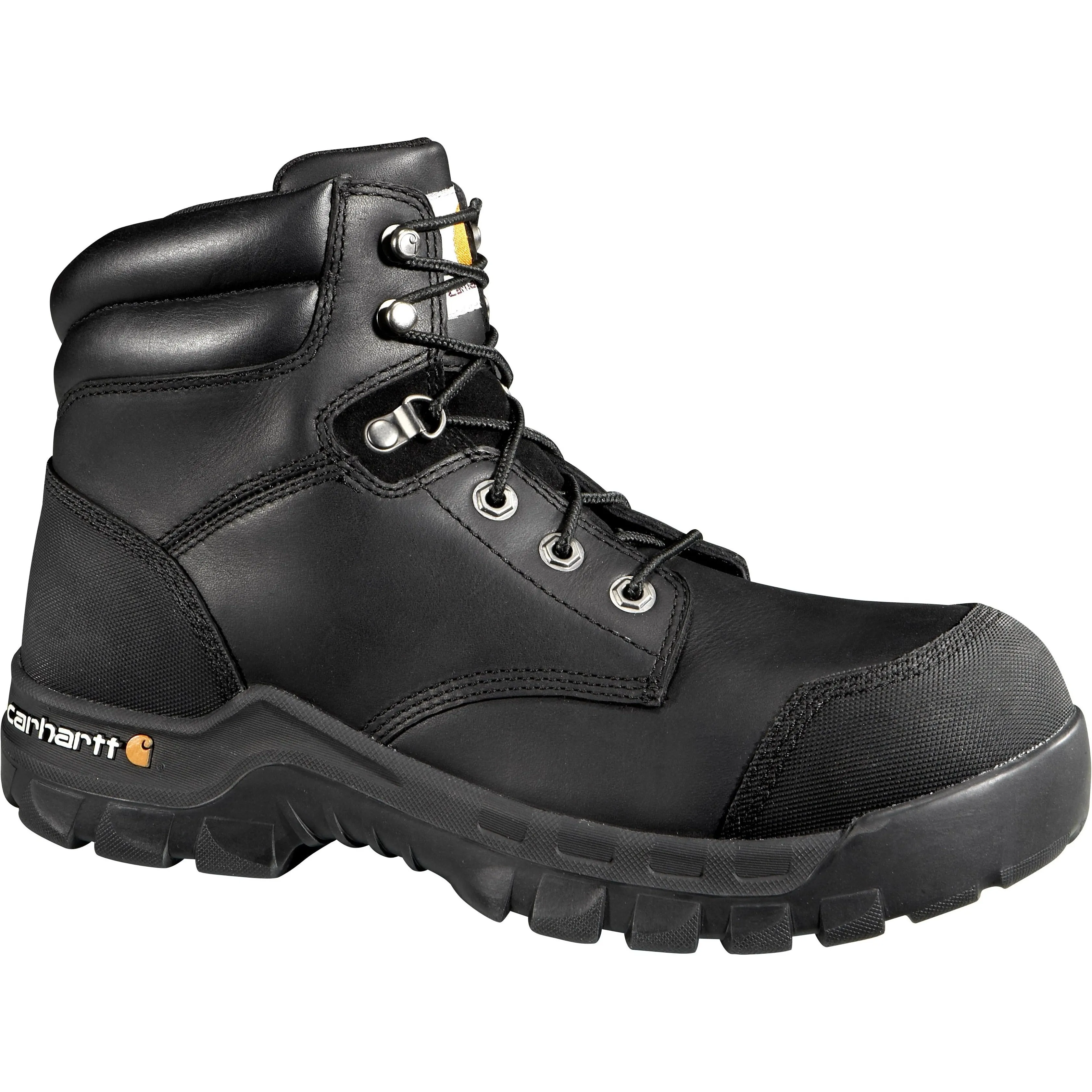 Carhartt Men's Rugged Flex 6" Comp Toe Work Boot - Black - CMF6371