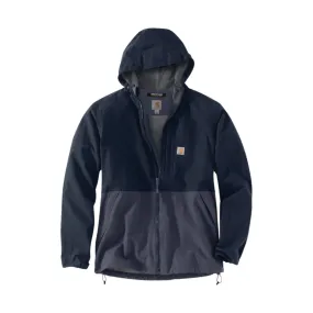 Carhartt Men's Storm Defender Midweight Hooded Jacket - Navy/Bluestone