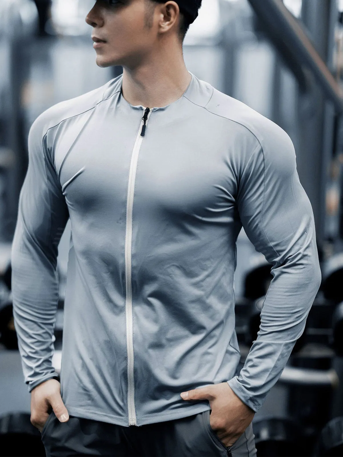 Evolution Workout Jacket Muscle Fit Gymwear