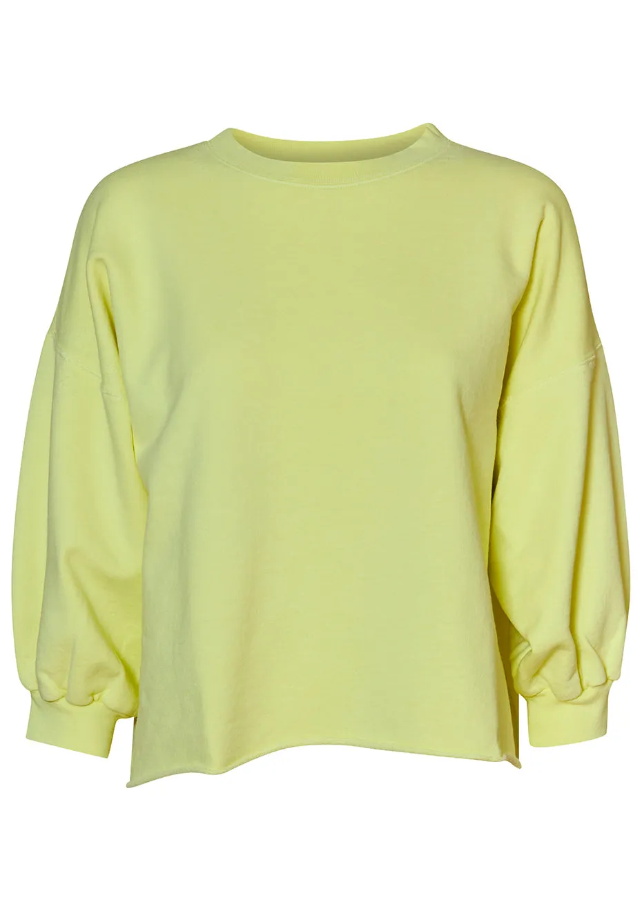 Fond Fluo Green Sweatshirt