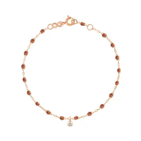 Gigi Supreme 1 Diamond Bracelet, Fauve, Rose Gold, 6.7"