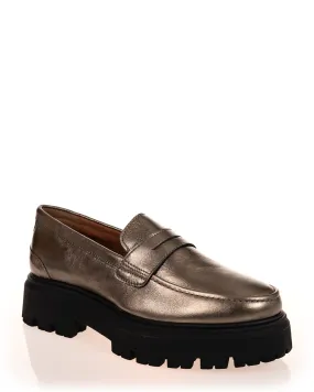 Gioseppo 70197 Kabelvas  Pewter Leather Brogue