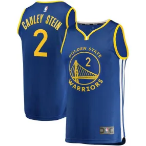 Golden State Warriors Willie Cauley-Stein Fanatics Branded Replica Fast Break Icon Jersey Kids - Blue | Ireland N8663E7