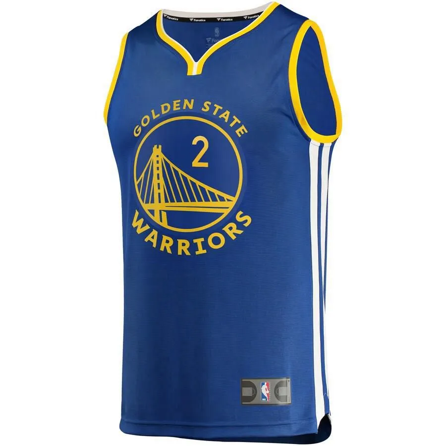 Golden State Warriors Willie Cauley-Stein Fanatics Branded Replica Fast Break Icon Jersey Kids - Blue | Ireland N8663E7