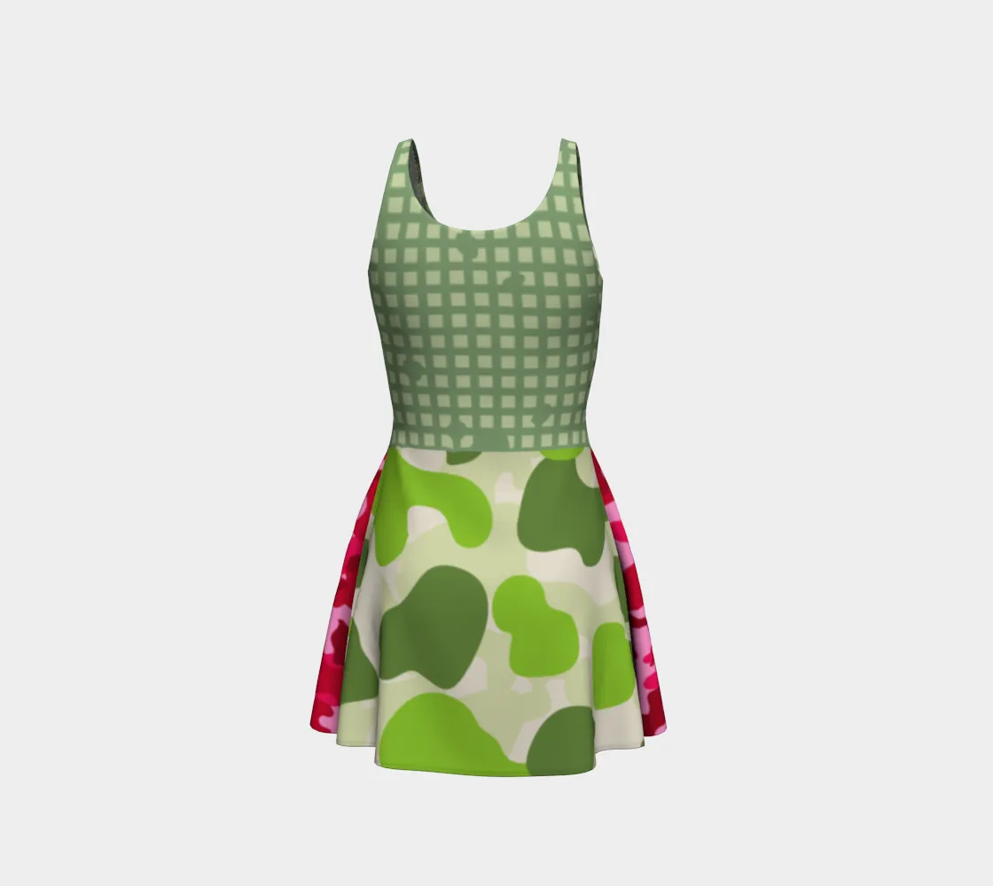 Green Apple Leopard III Dress