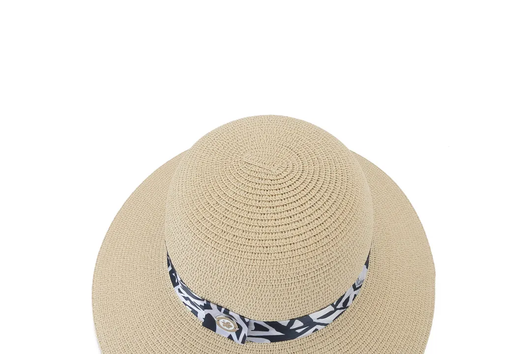 Hat Orchid Beige Tapa Navy