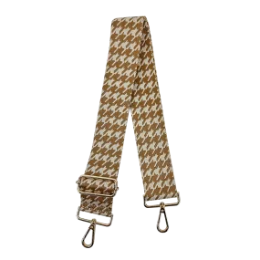 Houndstooth Interchangeable Woven Bag Strap