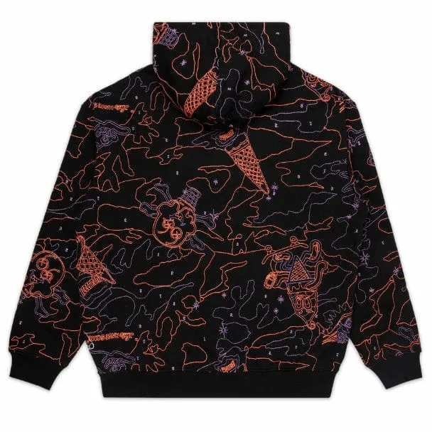 Ice Cream Camo Hoodie (Black) 431-6305