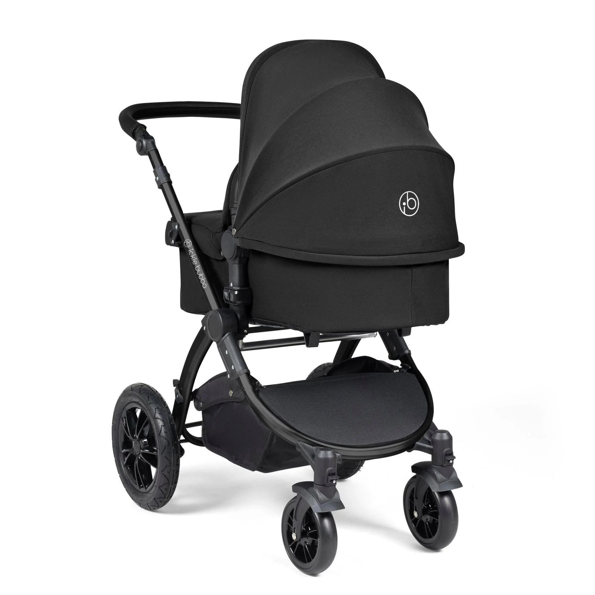 Ickle Bubba Stomp Luxe 2 in 1 Pushchair - Black / Midnight / Black