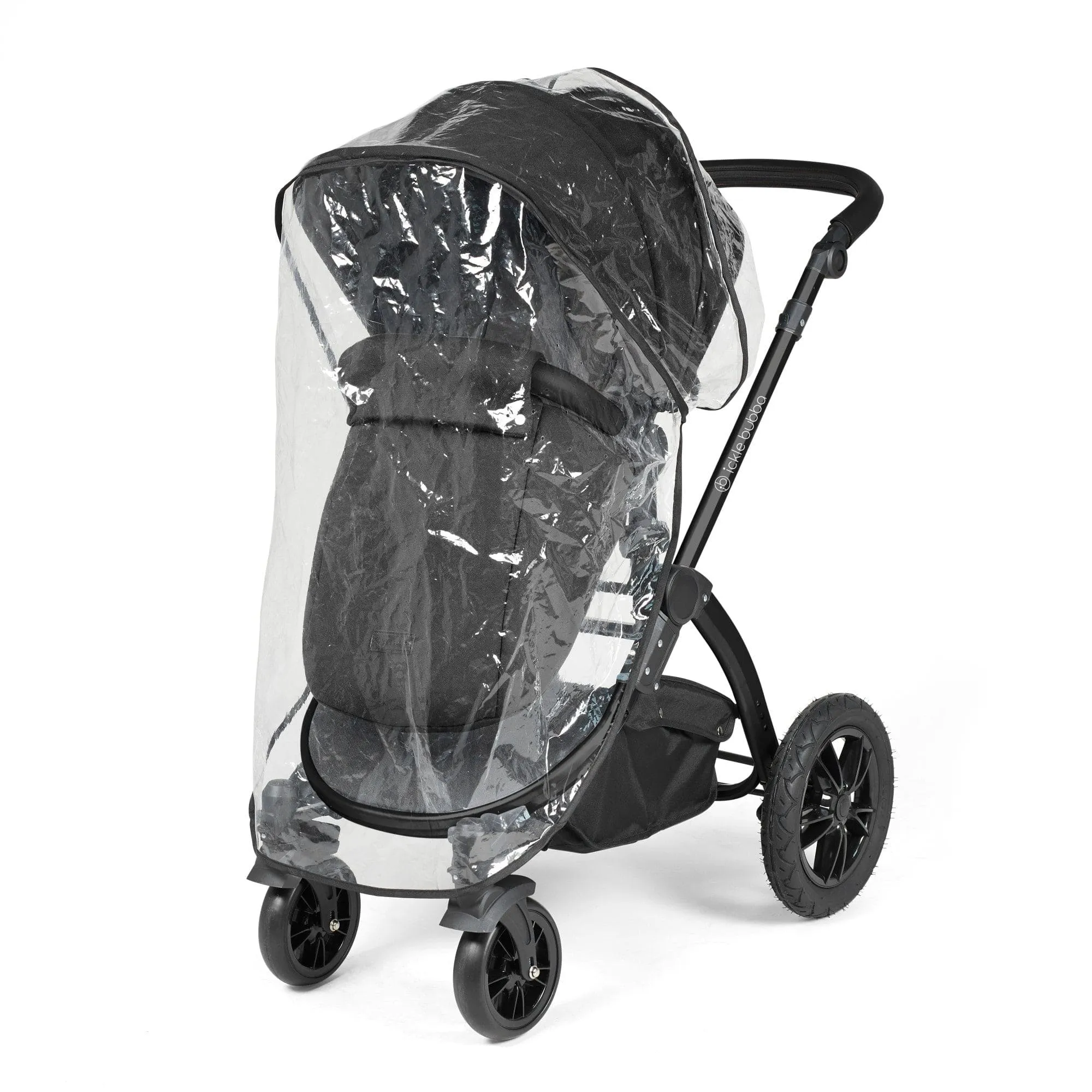 Ickle Bubba Stomp Luxe 2 in 1 Pushchair - Black / Midnight / Black