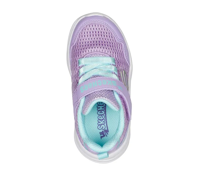 Infants Skechers Trainers Lavender Strap Dreamy Dancer 303201N LVAQ