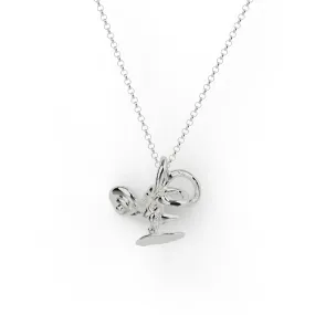 inner ear anatomy necklace | silver