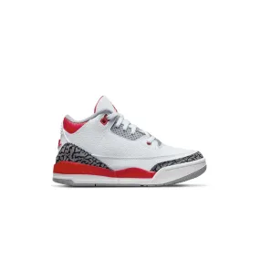 Kid's Air Jordan 3 Retro 'Fire Red'