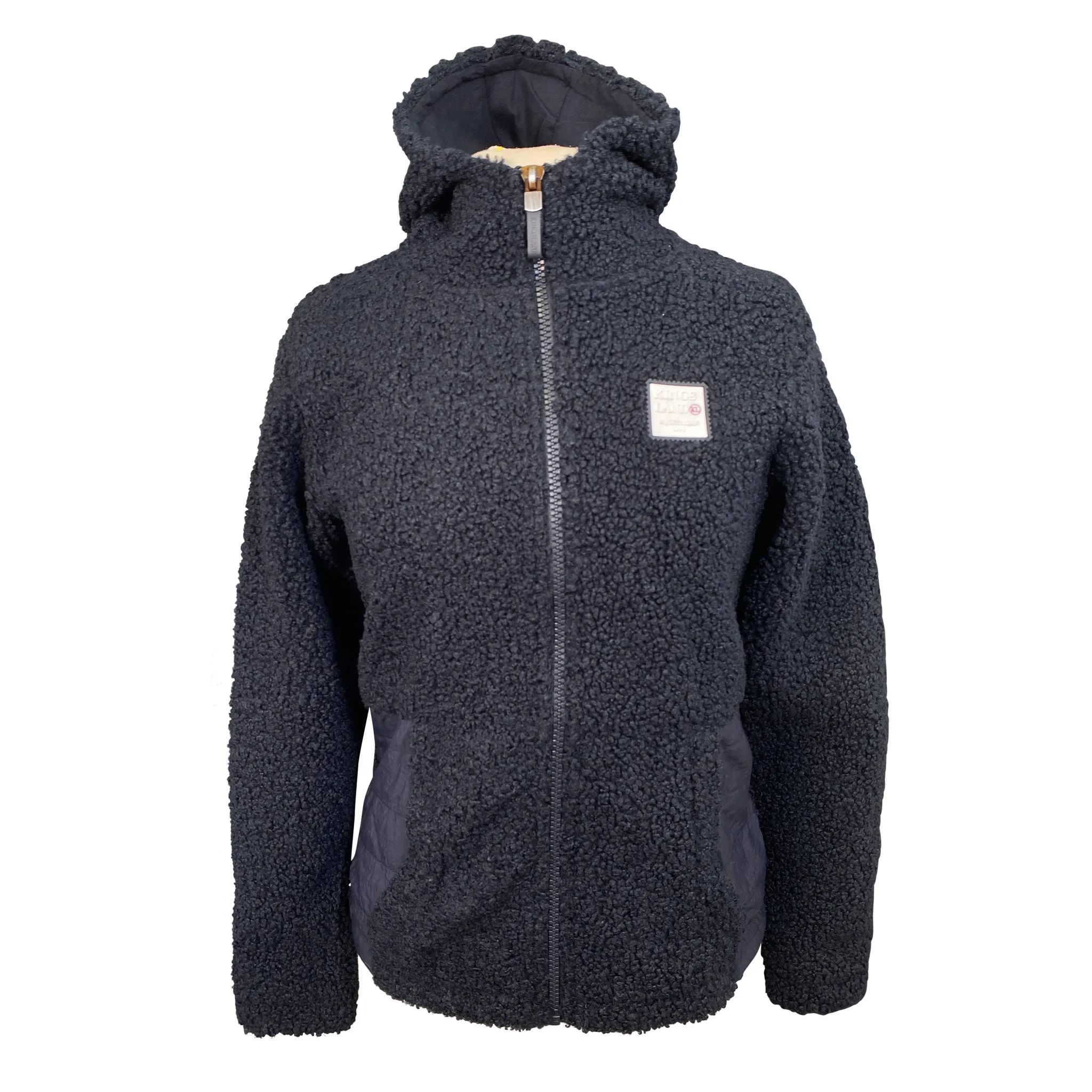 Kingsland 'Moana' Sherpa Fleece Jacket in Navy - Women's Small