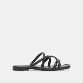 LANZA SANDALS BLACK STELLA