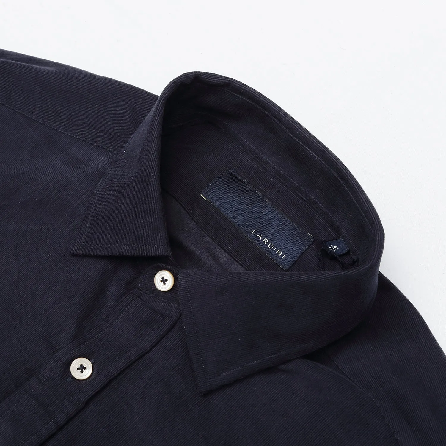 Lardini - Baby Cord Shirt - Navy