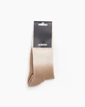 Les Chaussettes Moisson Socks in Beige