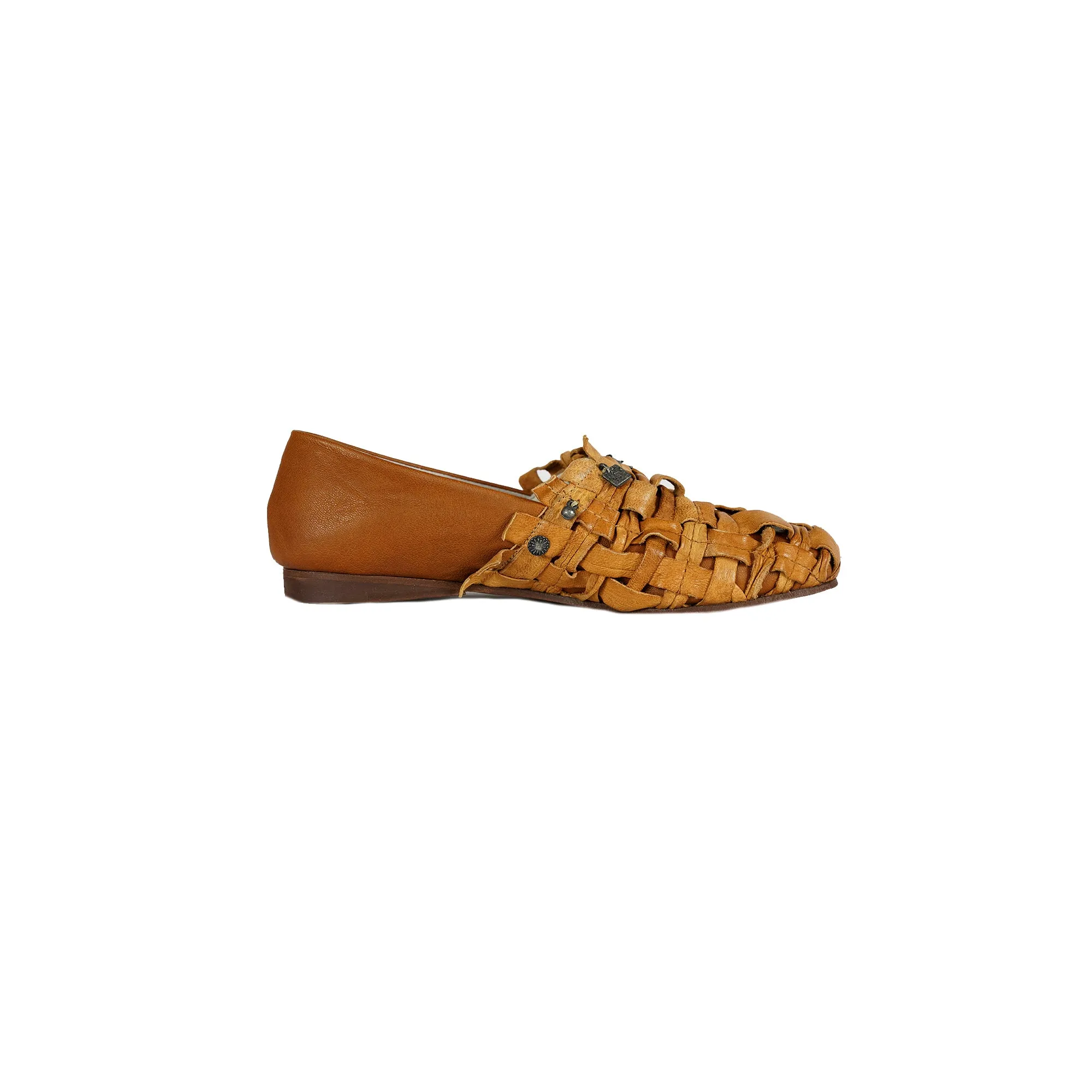 Loafer Intreccio Cesta Cognac