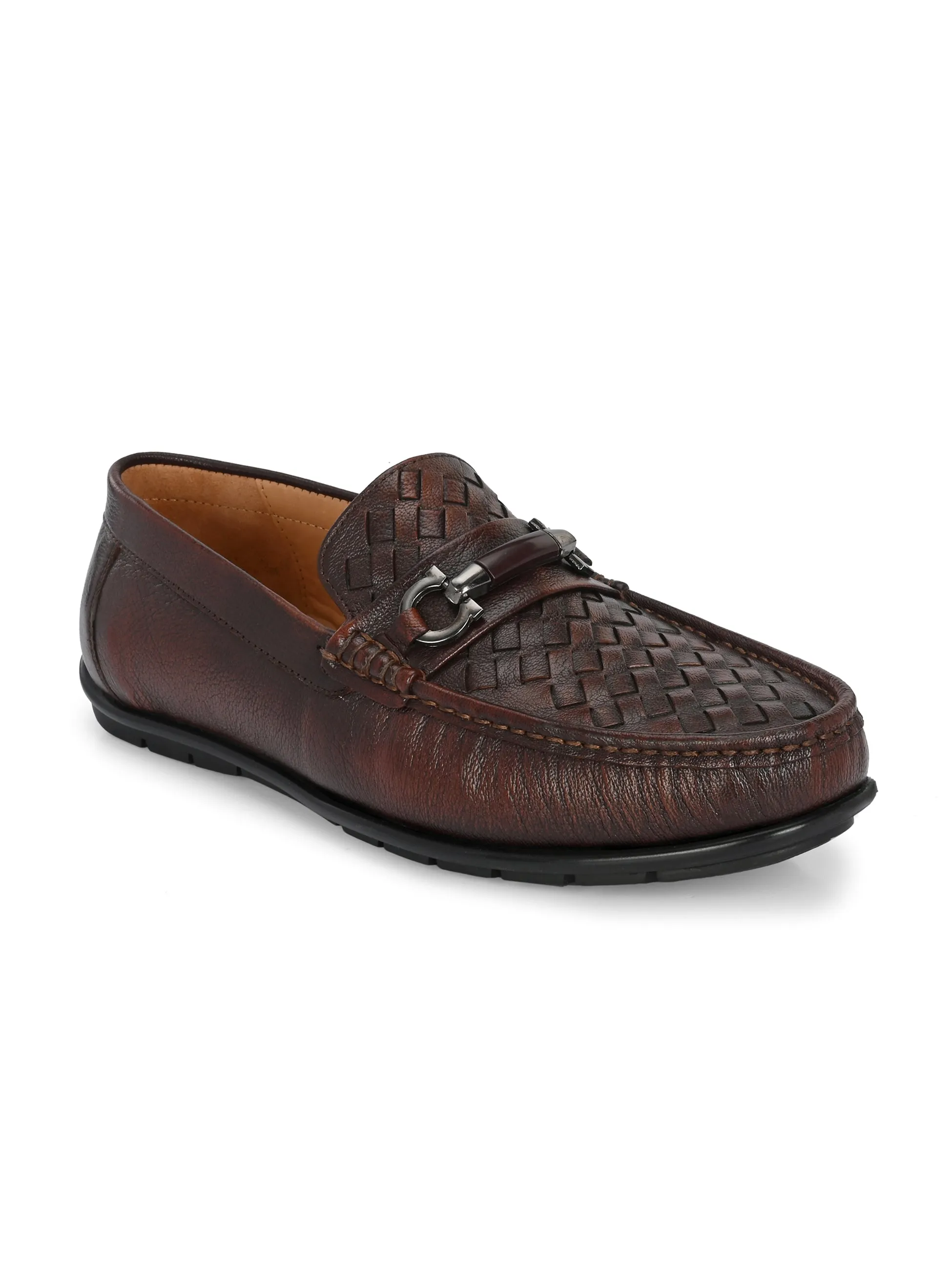 Magnus Cherry Driving Loafers