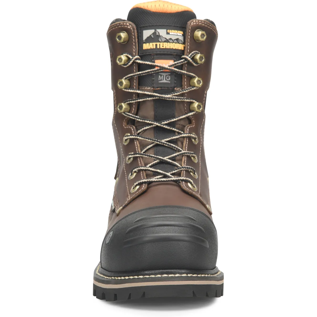 Matterhorn Men's Ibeam 8" WP Comp Toe Metguard Work Boot -Brown- MT2548