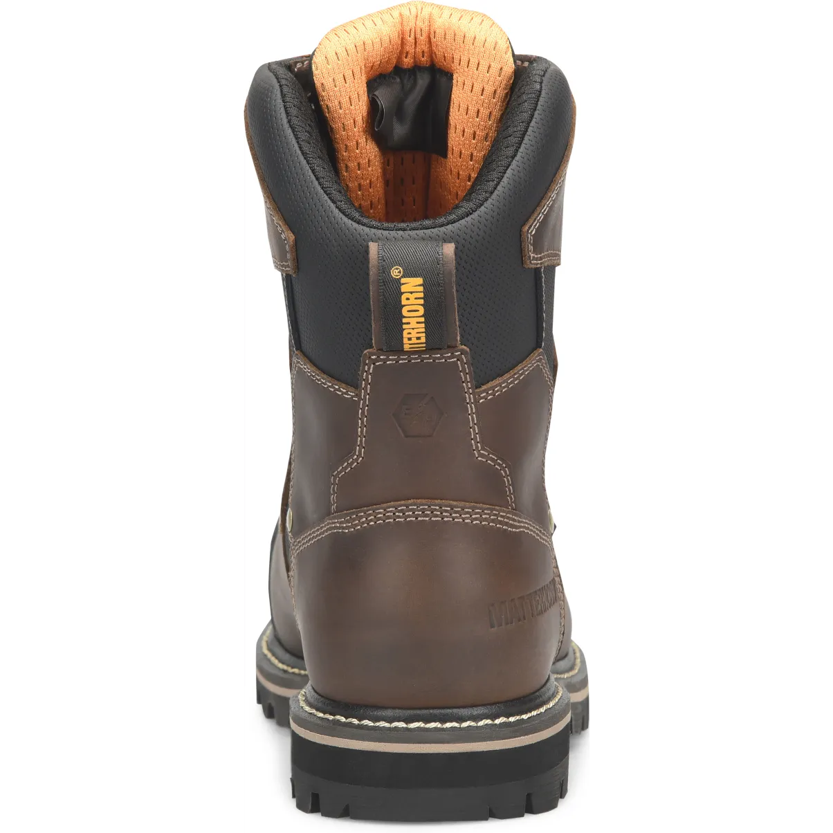 Matterhorn Men's Ibeam 8" WP Comp Toe Metguard Work Boot -Brown- MT2548